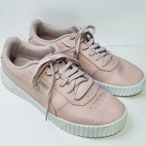 PUMA Carina 2.0 Pale Pink Sneakers Women's Size 9.5 | Style 385849-03